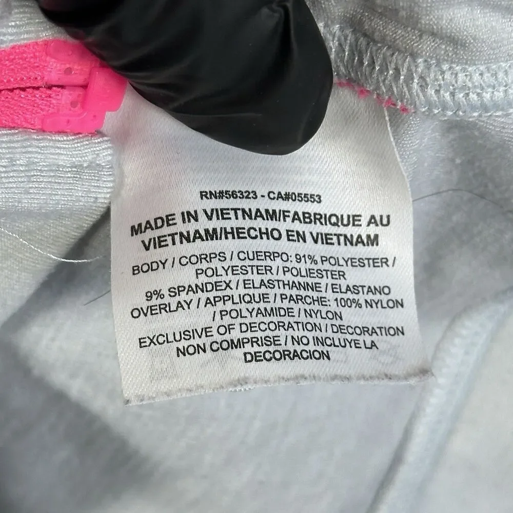 Nike Golf Dri-Fit Hypervis Full Zip Performance Jacket Women Medium Grey Stretch